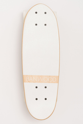 BANWOOD skateboard biely
