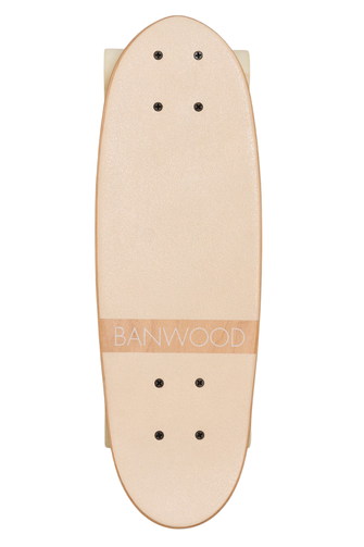 BANWOOD skateboard krémový