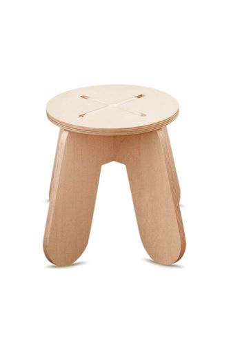 Detský drevený stolček X natural