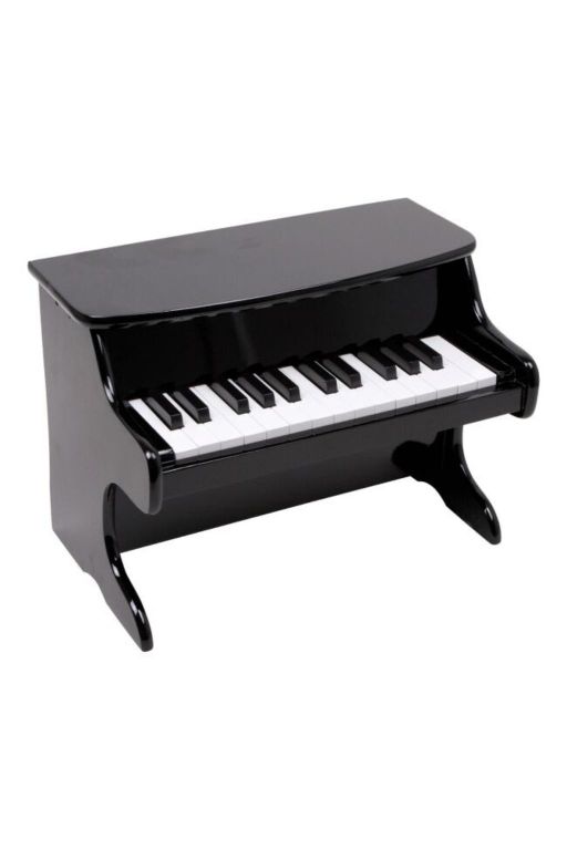 Klavír drevený čierny